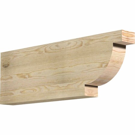 Ekena Millwork Alpine Rough Sawn Rafter Tail, Douglas Fir, 4"W x 12"H x 36"L RFT04X12X36ALP00RDF